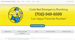 Desktop Screenshot of coderedplumbing.com